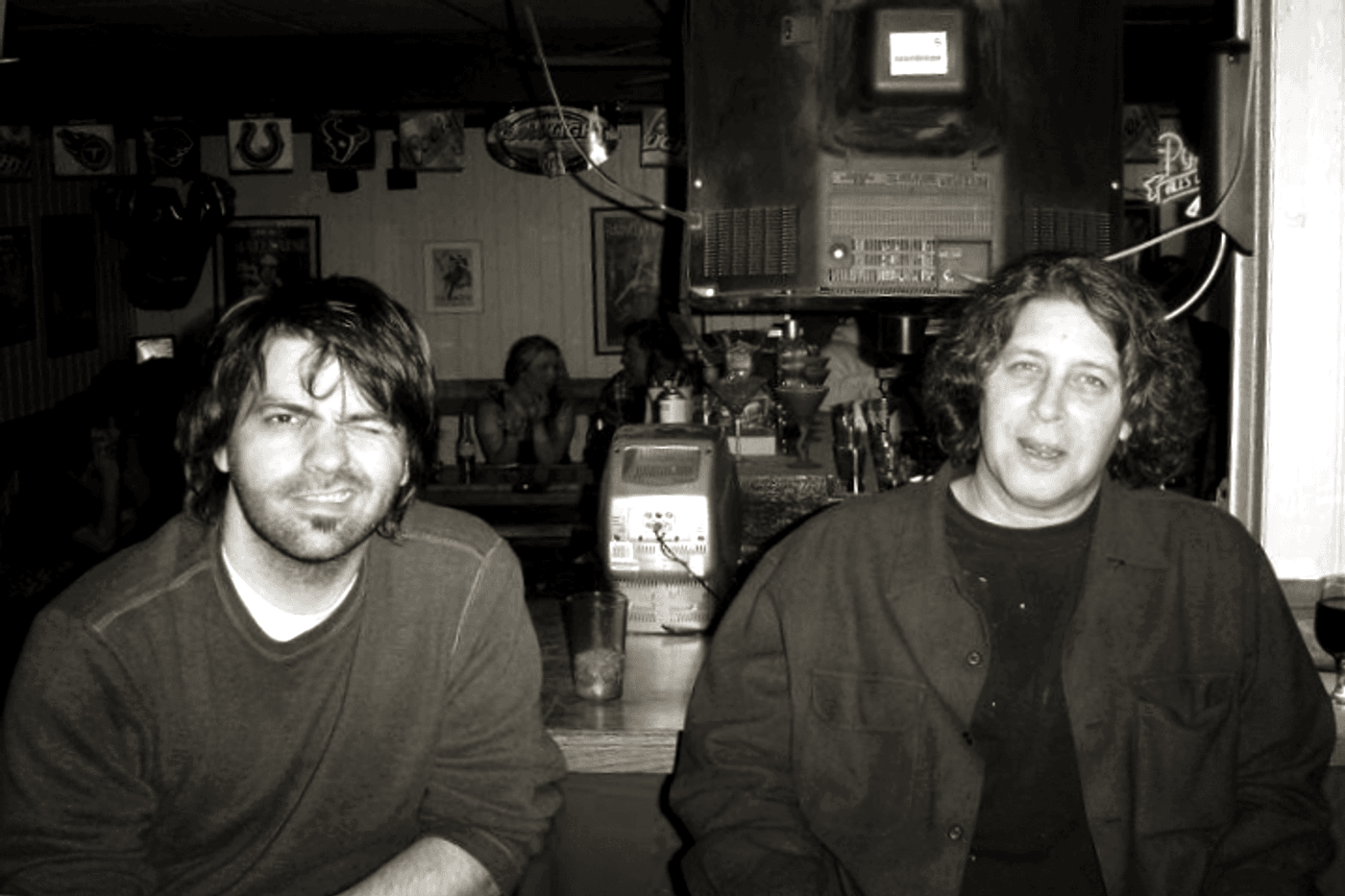 Nathan Dale and his longtime friend and jam partner Chris Fraire together