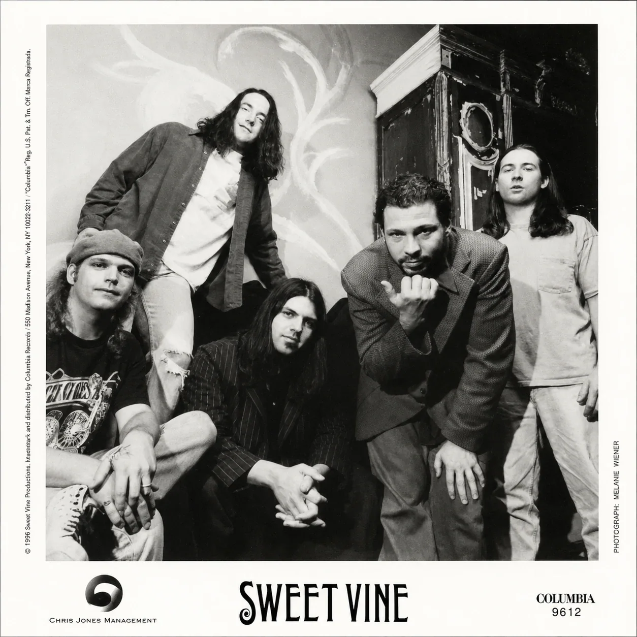 Sweet Vine promotional portrait: Gary Frank Skaggs, Steve King, Nathan Dale, Hans Eberbach, and Jason Fluhrer
