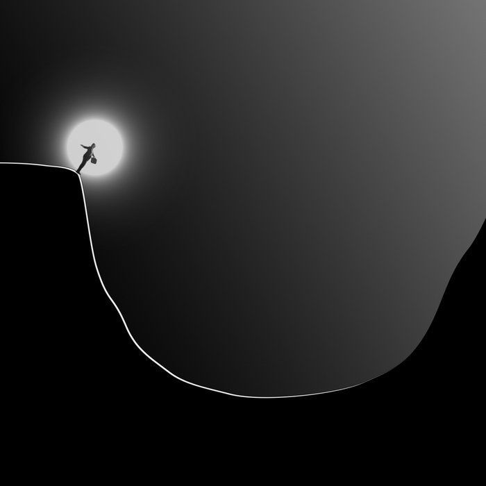The Well Curve by Bret Bingham album cover
