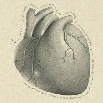 Hand-drawn anatomical heart