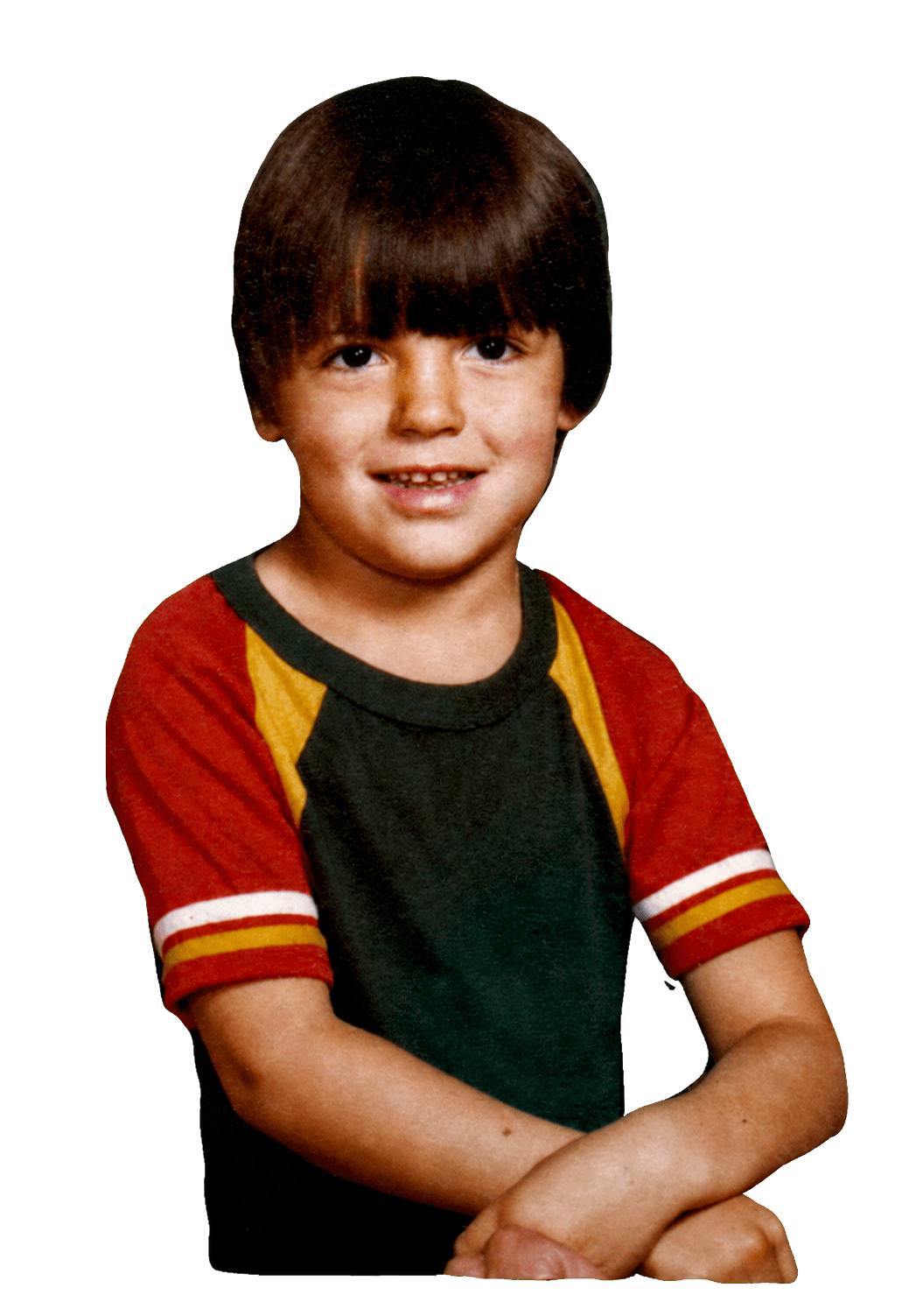Nathan Dale as a child