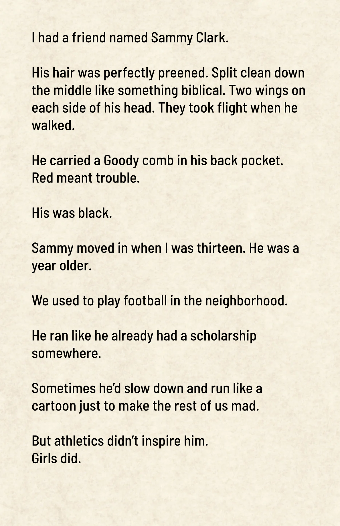 Sammy Clark, page 2 of 5